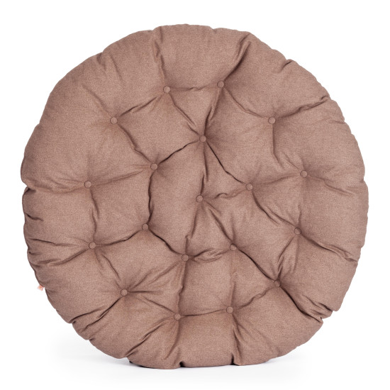 Матрац для кресла «Папасан» 23/01 (экошерсть, коричневый)