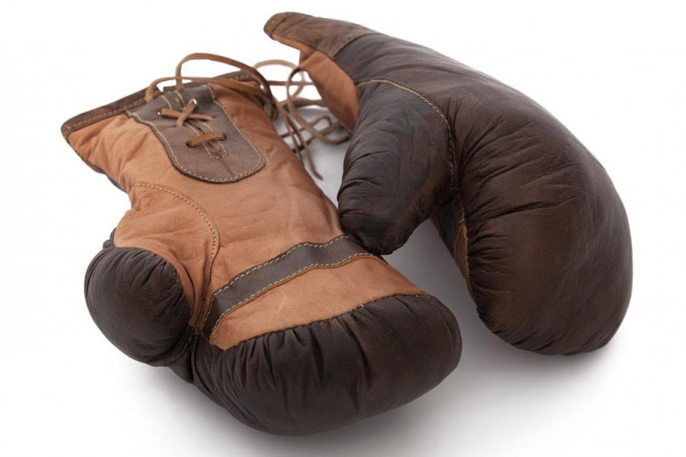 Боксерские перчатки Secret De Maison «Punch» (M-1202G) (Коричневый)