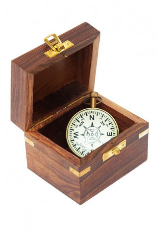 Часы в деревянной подарочной коробке Secret De Maison (mod. 40710) (Античная медь)
