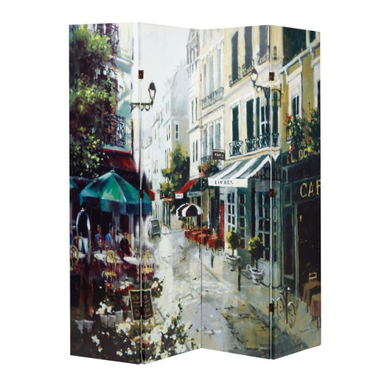 Ширма «Montmartre» (4 створки) (Серый)