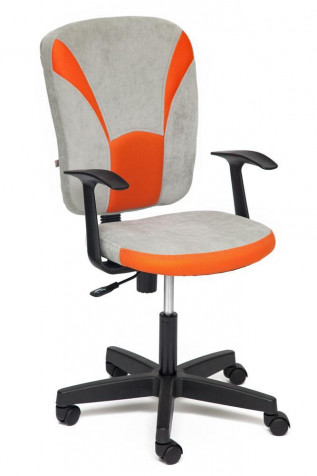 Кресло «Остин» (Ostin) (Серая ткань + Оранжевая сетка)
