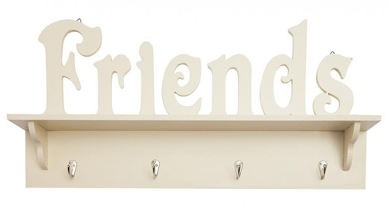 Вешалка настенная «Friends» 15-404 (Белый)
