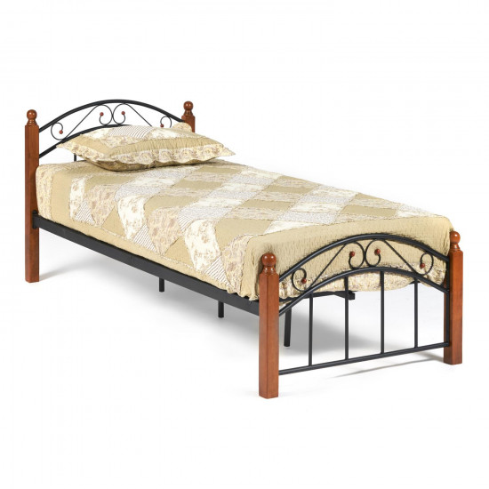 Кровать AT 8077 + основание из деревянных ламелей (90 см x 200 см)