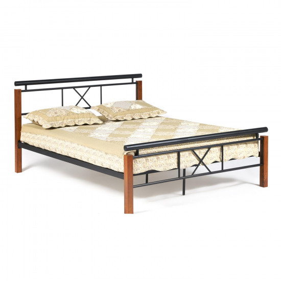 Кровать «Eunis» + основание из деревянных ламелей (160 см x 200 см)