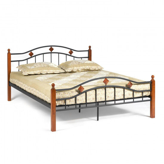 Кровать AT 126 + основание из деревянных ламелей (160 см x 200 см)