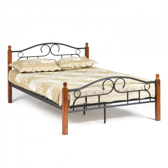 Кровать AT 808 + основание из деревянных ламелей (120 см x 200 см)