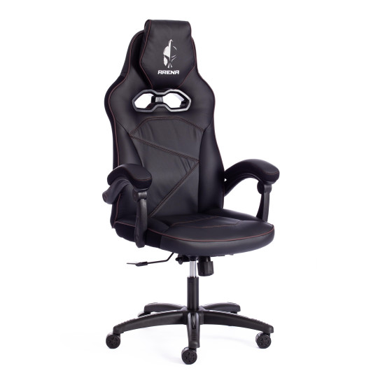 Кресло компьютерное «Arena» (черный/черный кож/зам)