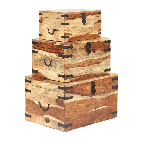 Набор сундуков «Flint» (2876A) (Натуральный)