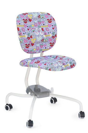 Детское кресло Растём вместе «Пёрпл Хат» (Purple Heart ZR2013) (Ткань «Purple heart»)