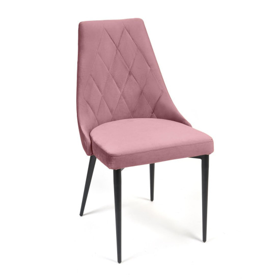 Стул «Lavanda» (mod. 712) (коралловый barkhat 15 /черный)