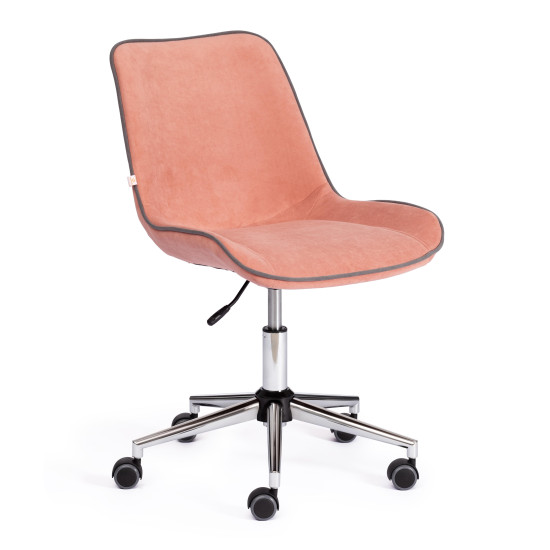 Кресло офисное «Style» (флок розовый)
