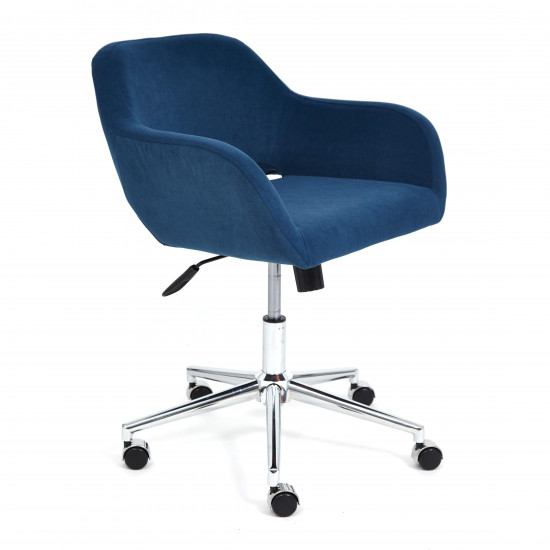 Кресло офисное «Modena» (хром флок, синий, 32)