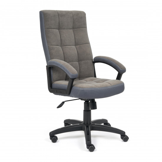 Кресло «Trendy» (флок/ткань, серый, 29/TW-12)