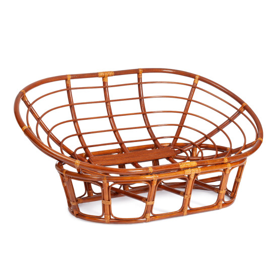 Кресло "MAMASAN" 23/02 W / без подушки / Cognac (коньяк)