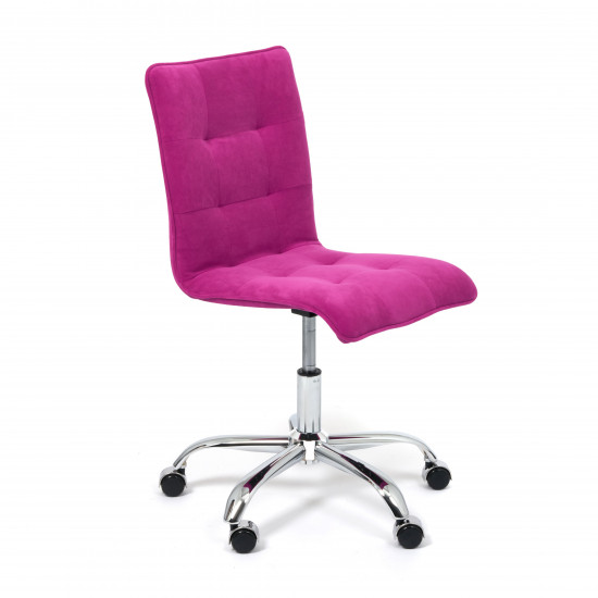 Кресло офисное TetChair «Zero» (флок, фиолетовый, 138)