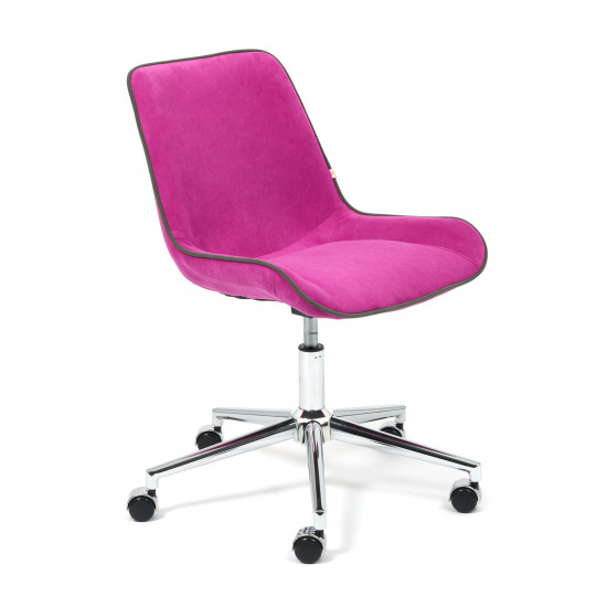 Кресло офисное TetChair «Style» (флок, фиолетовый, 138)