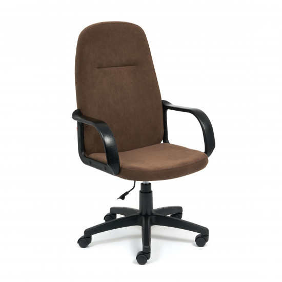 Кресло LEADER (флок, коричневый, 6)
