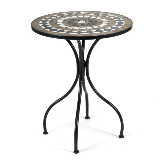 Стол Secret de Maison «Romeo» (mod. PL08-7451RV) (черный /плитка "калейдоскоп")