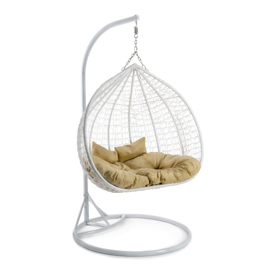 Кресло подвесное (mod. SC-007) с подушкой (Белый)