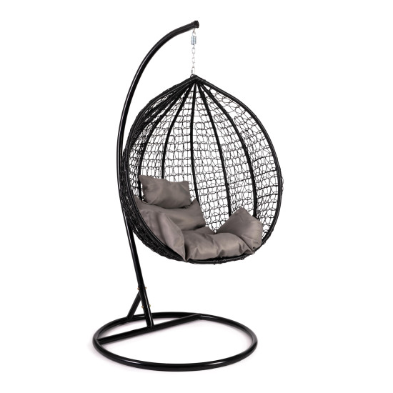 Кресло подвесное (mod. SC-001) с подушкой (Черный)