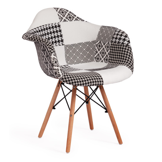 Кресло Secret De Maison CINDY SOFT (EAMES) (mod. 101) (black/white (черный/белый))