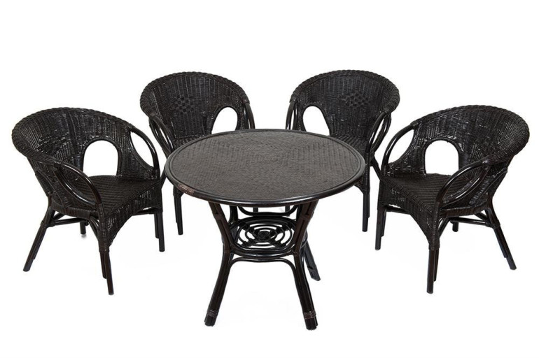 Комплект для отдыха «Borneo» mod.03/17 (Черный/Коричневый)