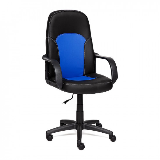 Кресло «Parma» (Чёрно-синяя искусственная кожа)