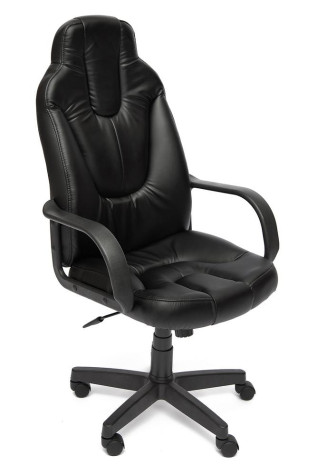 Кресло компьютерное «Neo 1» (Искусственная чёрная кожа)