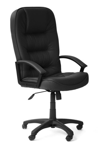 Кресло CH 9944 пластик (Натуральная чёрная кожа)