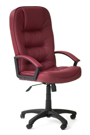 Кресло CH 9944 пластик (Искусственная бордовая кожа)