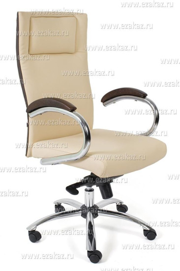 Кресло «Арзониа» (Arzonia) (Искусственная бежевая кожа)