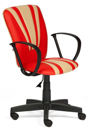 Кресло «Спектрум» (SPECTRUM) (Искусственная красная+желтая кожа)