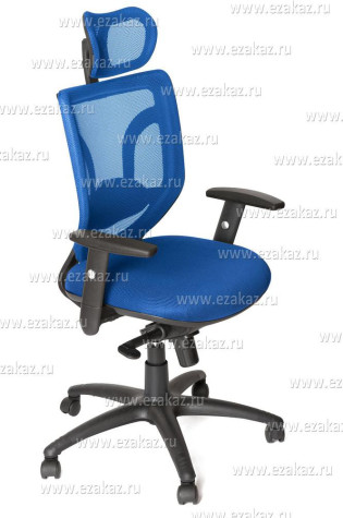 Кресло СН 990 (Синяя сетка + подкладка)