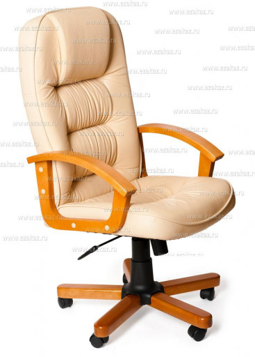 Кресло CH 9943 (Искусственная бежевая кожа)
