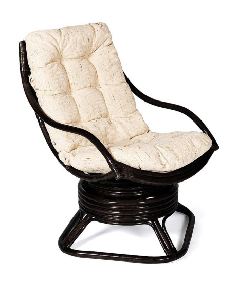 Кресло-качалка ротанговое «Кози» (Cozy) (Антик Браун)