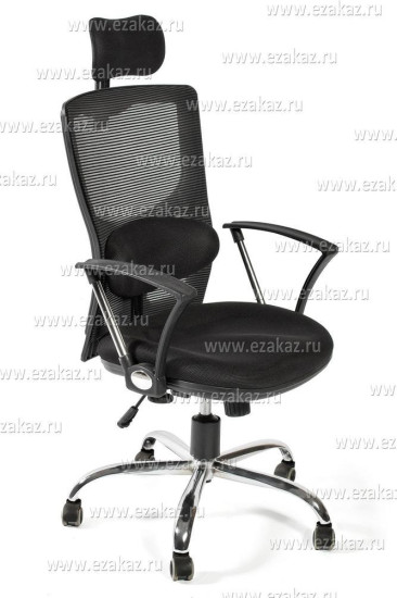 Ортопедическое кресло «Кронос» (Cronos) (Чёрная ткань)