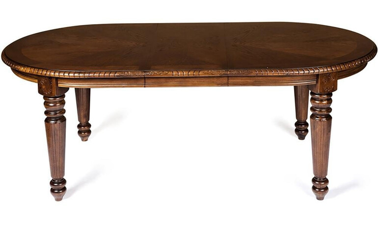 Стол обеденный овальный 4280 SWL (Тёмный орех)