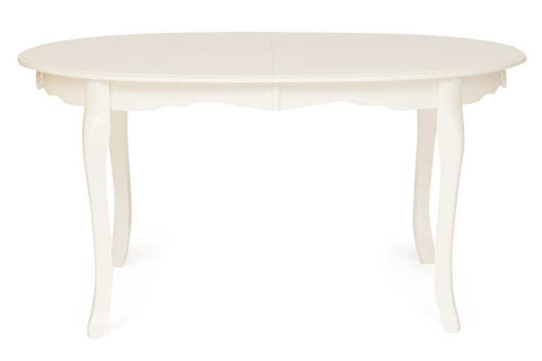 Стол обеденный раскладной «Эсми» (Esmee) EE-T6EX (Ivory white (слоновая кость)