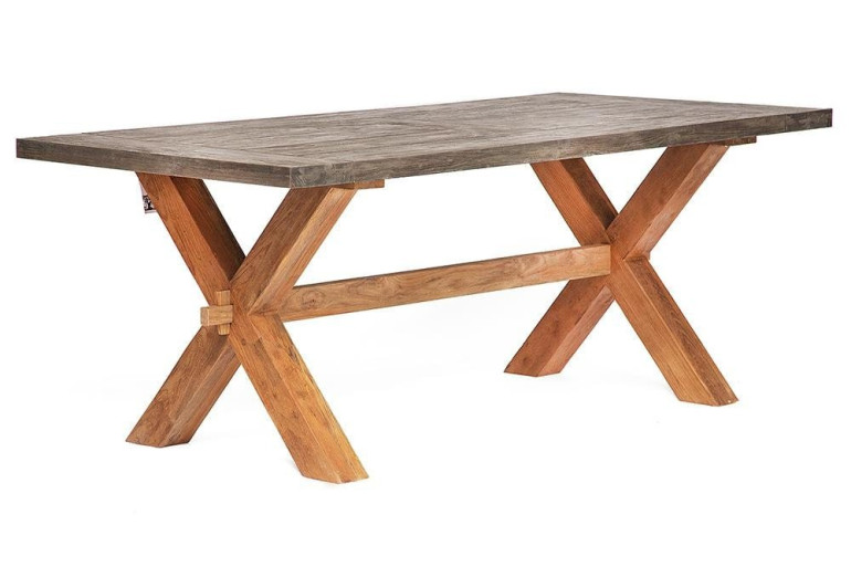 Стол обеденный Secret De Maison «Kalido» (Калидо) (Серый/натуральный)