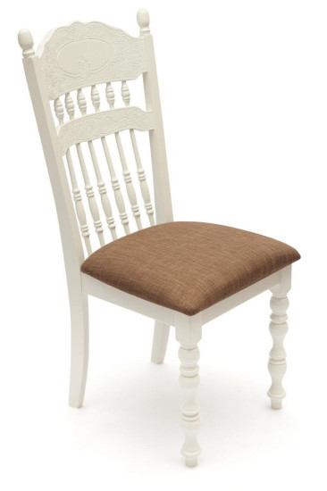 Стул с мягким сиденьем 028 AB5 S (Белый)