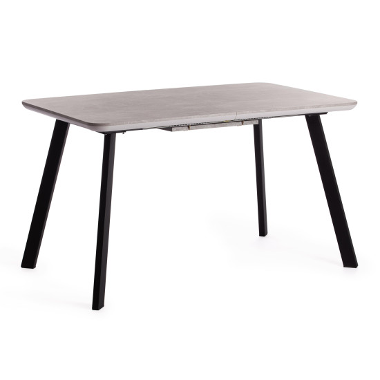 Стол обеденный NELSON Бетон/Черный