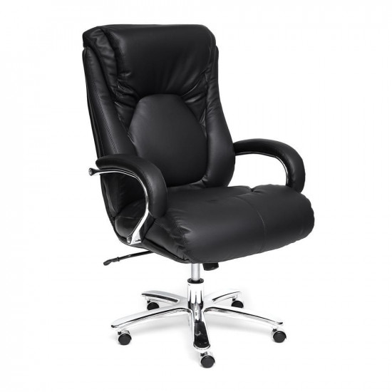 Кресло офисное «Max» (Рециклированная искусственная чёрная кожа)