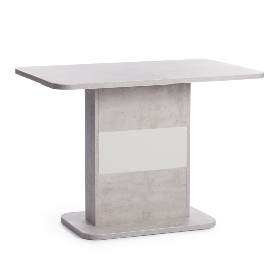 Стол обеденный SMART (Белый бетон/Белый)