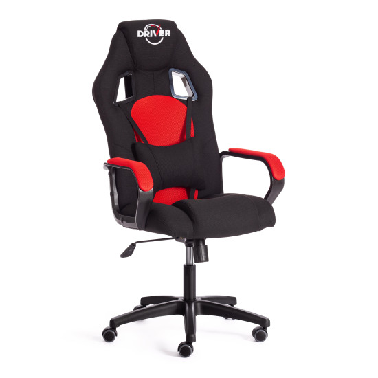 Кресло DRIVER (22) (ткань, черный/красный, 2603/TW-08)