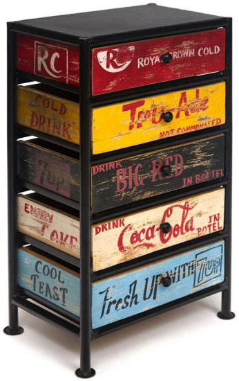 Комод Secret de Maison «7-UP» (mod. O-258) (Чёрный)