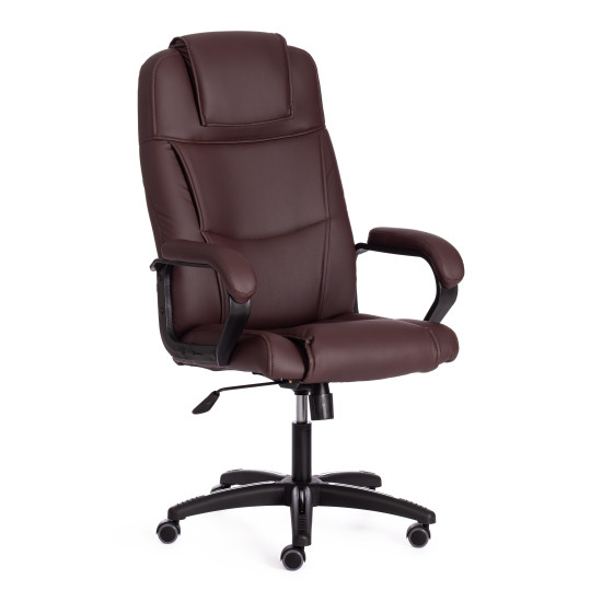 Кресло BERGAMO (кож/зам, коричневый)