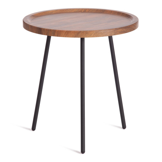 Столик кофейный LANCOME (металл / МДФ, дуб американский/черный)