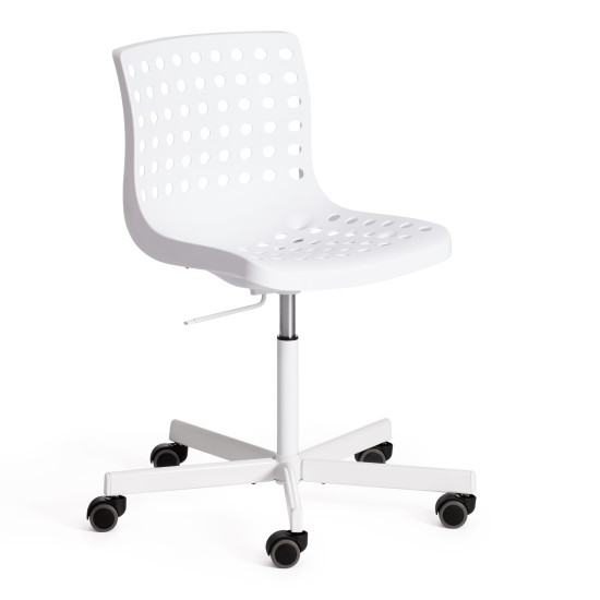 Офисное кресло SKALBERG OFFICE (mod. C-084-B) металл/пластик, 46 х 59 х 75-90 см, White (белый)
