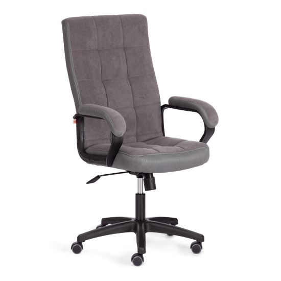 Кресло TRENDY (22) флок/ткань, серый, 29/TW-12