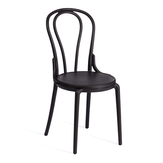 Стул THONET (mod. PL62) пластик, 42 x 52 x 89 см, Black (черный) 05